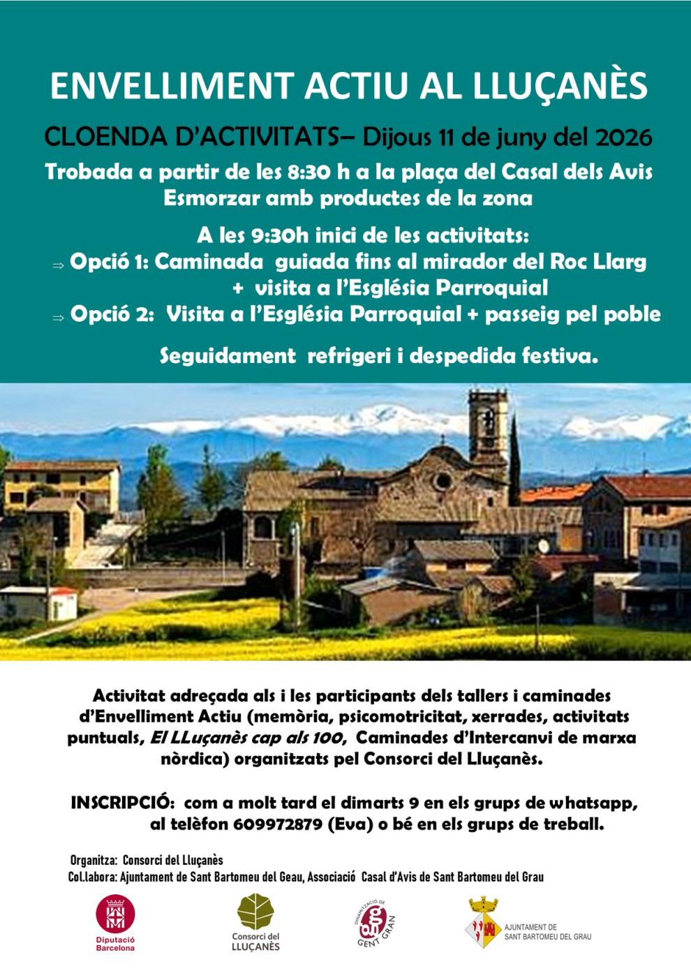 Cloenda de l'Envelliment Actiu al Lluçanès
